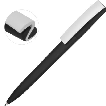 Ручка пластиковая soft-touch шариковая «Zorro»