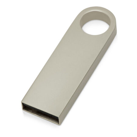 USB 2.0- флешка на 16 Гб с мини чипом, компактный дизайн с круглым отверстием